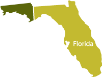 The two separate dealer regions in Florida.
